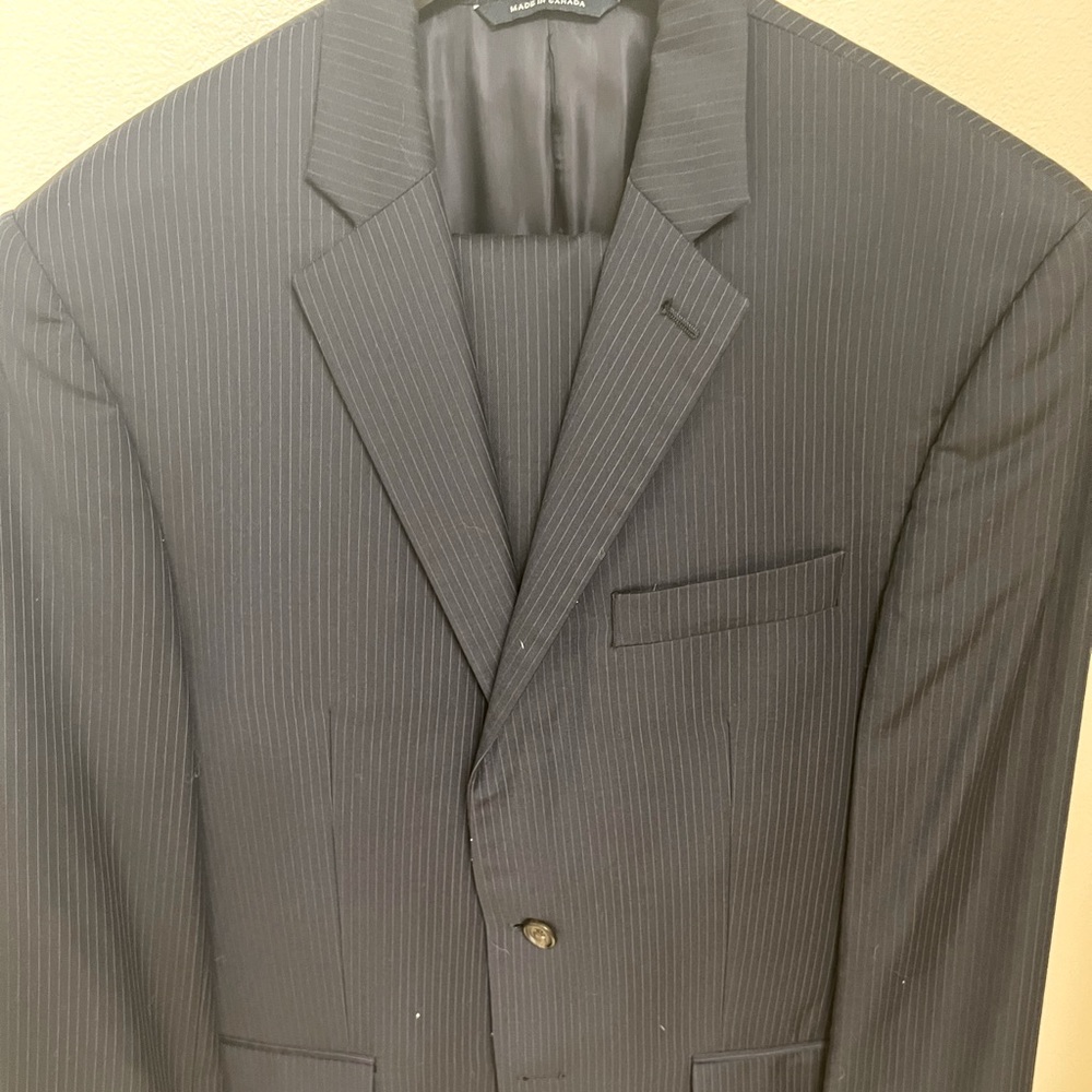 Ralph by Ralph Lauren Navy Striped suit.